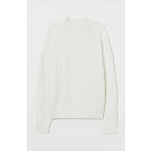 H&M Thick Knit Crewneck Alpaca-Blend Sweater